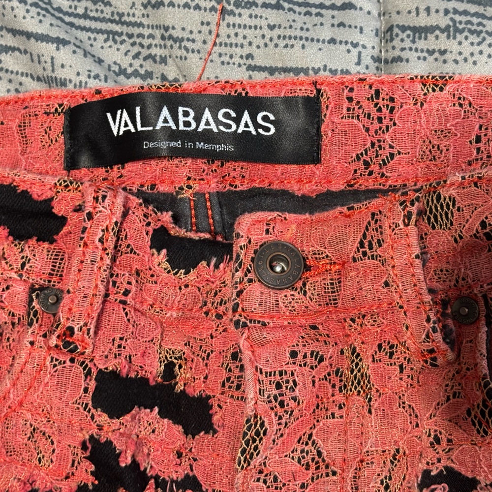 Valabasas brand jeans.
